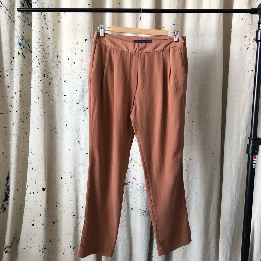 Zara wide leg trousers.